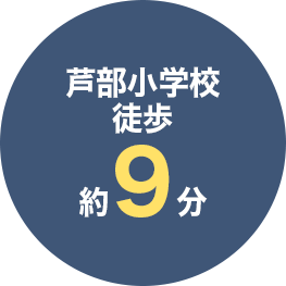 芦部小学校　徒歩約９分